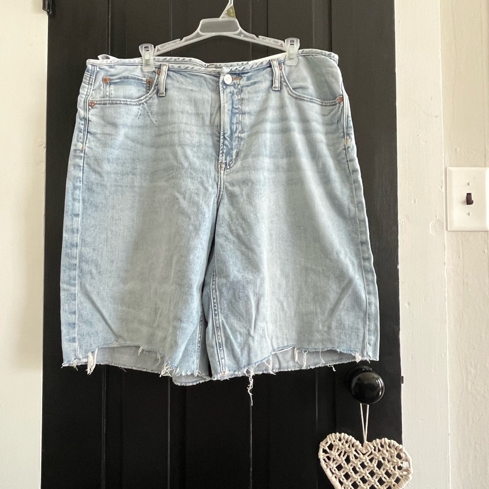 American Eagle Outfitters Light Blue Denim Cutoff Shorts